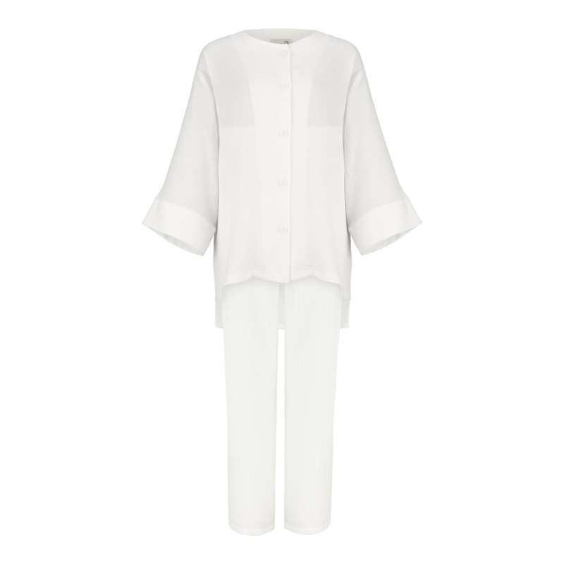 ست تونیک و شلوار زنانه السانا مدل آسنا کد 181235