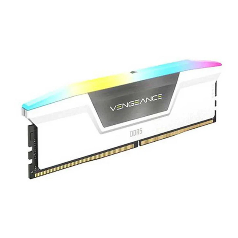 رم دسکتاپ DDR5 دو کاناله 6000 مگاهرتز CL40 کورسیر مدل VENGEANCE RGB ظرفیت 64 گیگابایت
