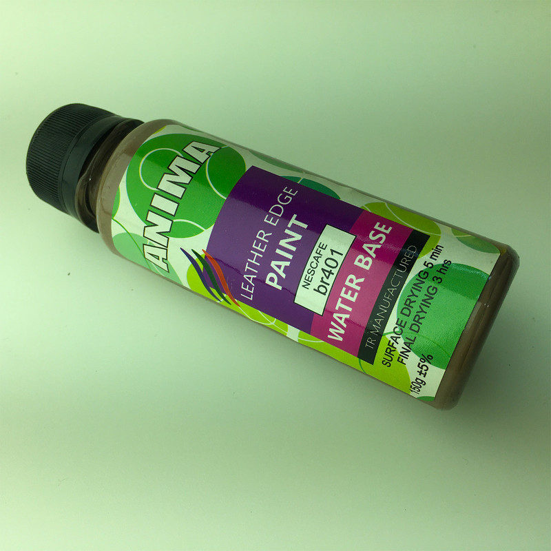 رنگ نسکافه ای  لبه چرم آنیما کد Br401 وزن 150 گرم