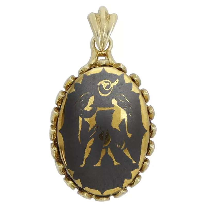 آویز گردنبند زنانه مدل حدید خرداد ماه کد 7722 آویز گردنبند زنانه مدل حدید خرداد ماه کد 7722