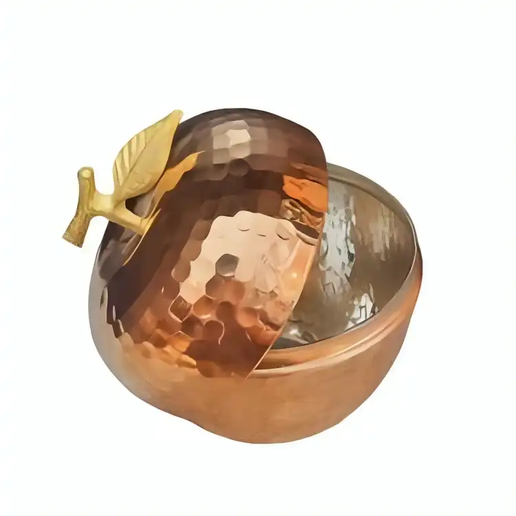 قندان مسی مدل سیب کد A13