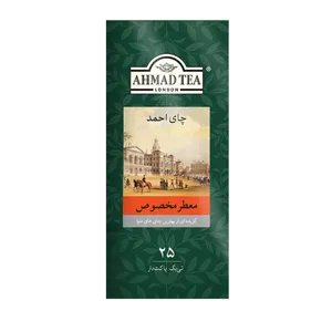 چای سیاه کیسه‌ای چای احمد - 80 گرم بسته 25 عددی