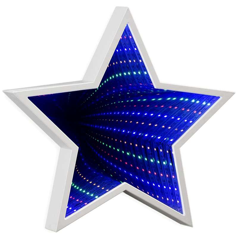 چراغ دیواری مدل ستاره‌ای طرح بی انتها