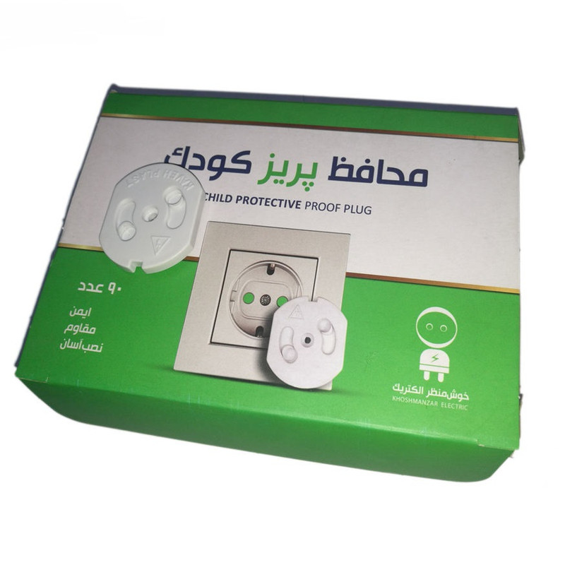 محافظ پریز برق کودک خوش منظر الکتریک مدل A1 بسته 5 عددی