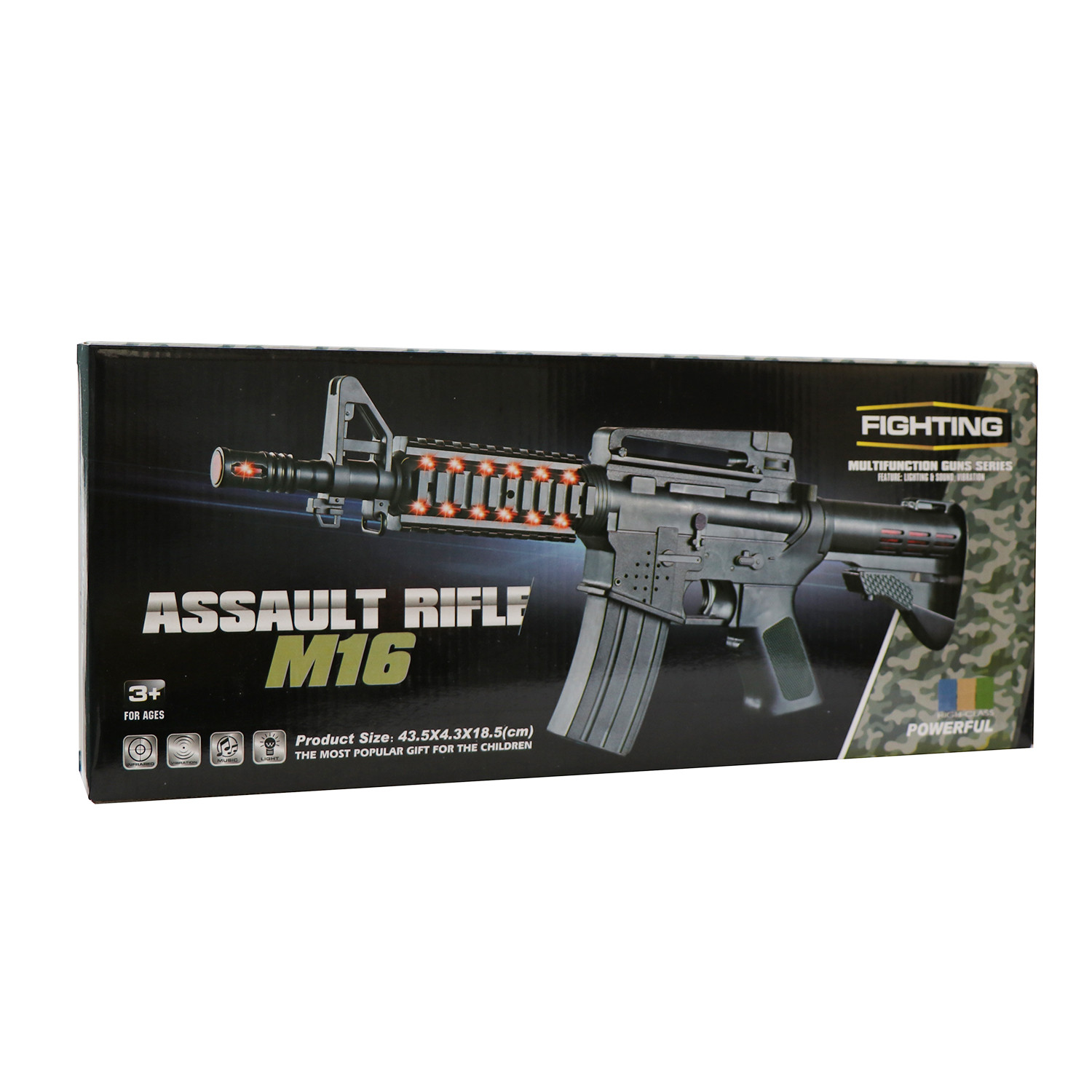 تفنگ بازی طرح مسلسل M16 کد 929