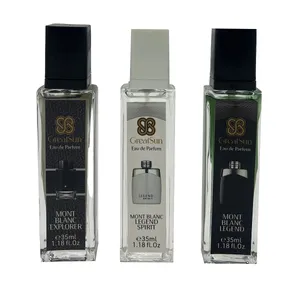 عطر جیبی مردانه گریت سان مدل MONT BLANC با رایحه خنک حجم 35 میلی لیتر بسته 3 عددی