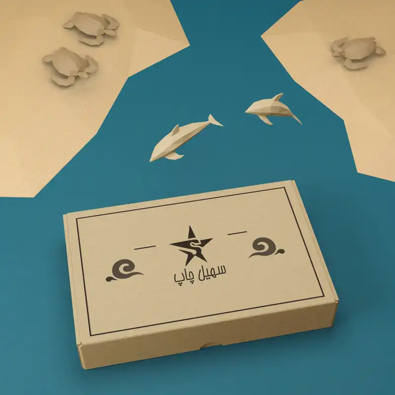 برچسب بدنه خودرو سهیل چاپ طرح پشت آینه کد A01 بسته ۲ عددی