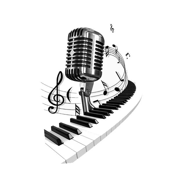  استیکر پارچه و لباس پاد آفرین طرح موسیقی کد 2298