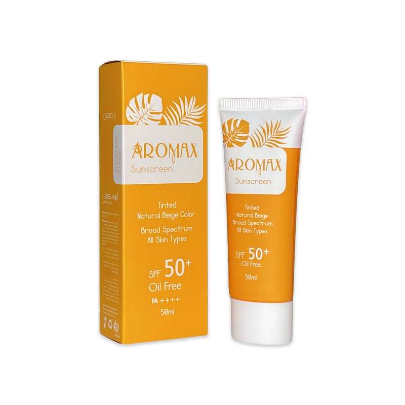 کرم ضد آفتاب آرومکس مدل Oil Free Tinted SPF 50 حجم 50 میلی لیتر