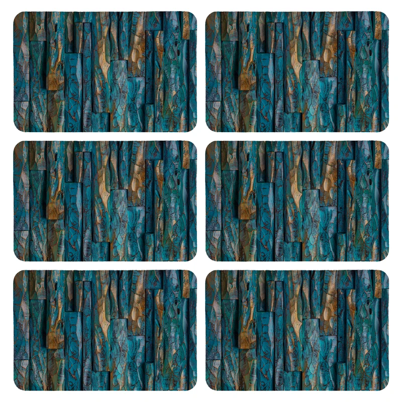 زیربشقابی طرح چوب کد 9241 بسته 6 عددی 