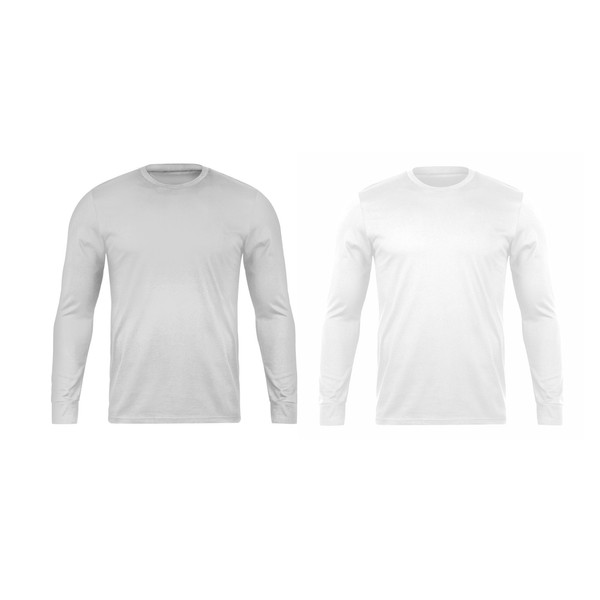 تی شرت آستین بلند مردانه رانژ مدل 22RA17D02M-1937-01 بسته 2 عددی