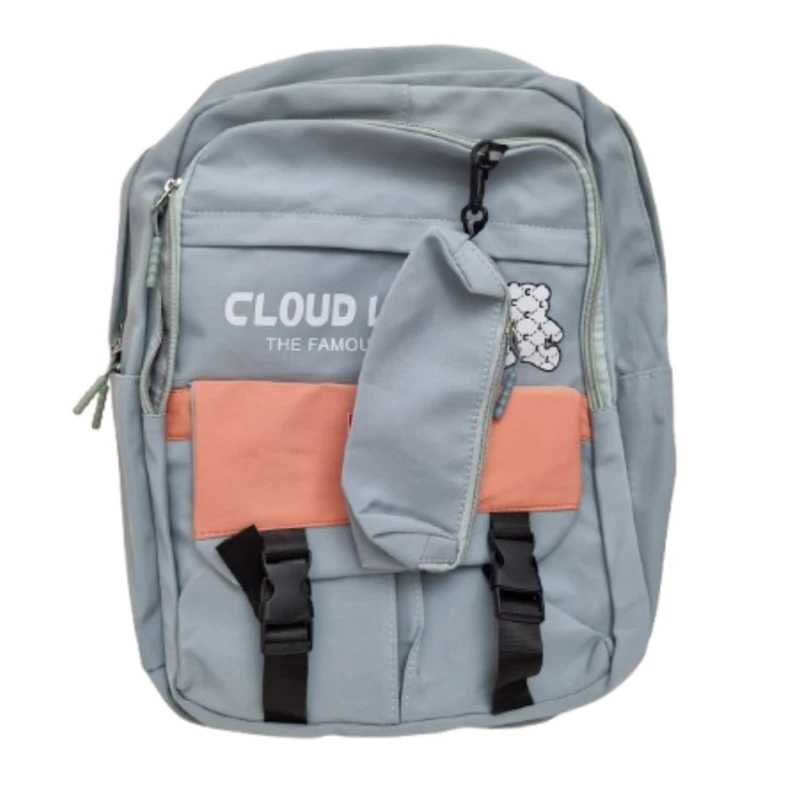 کوله پشتی مدرسه طرح نوشته مدل 506 به همراه جامدادی