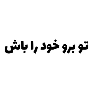 برچسب بدنه خودرو طرح تو برو خود را باش کد MT-B419 