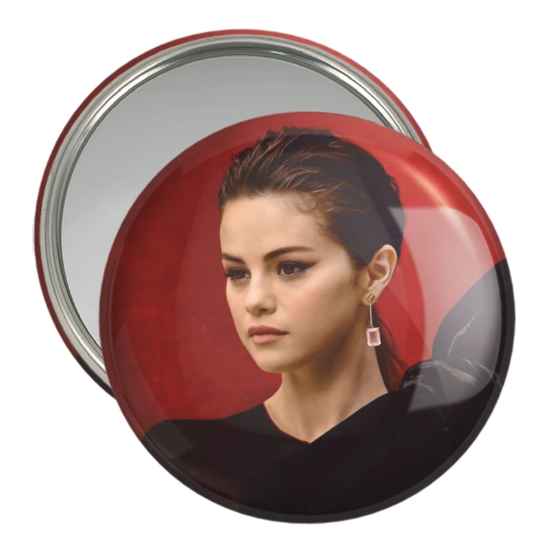 آینه جیبی خندالو مدل سلنا گومز Selena Gomez  کد 19198