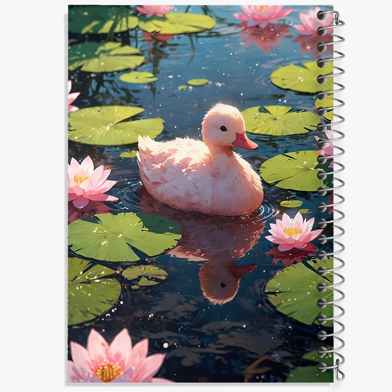 دفتر مشق 100 برگ خندالو طرح اردک بامزه کد N4505