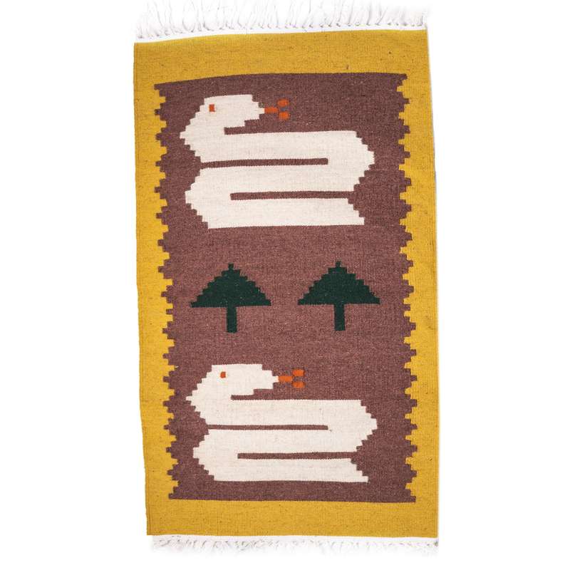 گلیم دستباف یک و نیم متری کد 67