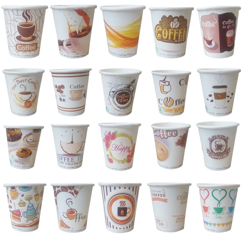 لیوان یکبار مصرف مدل 90cc بسته 2500 عددی