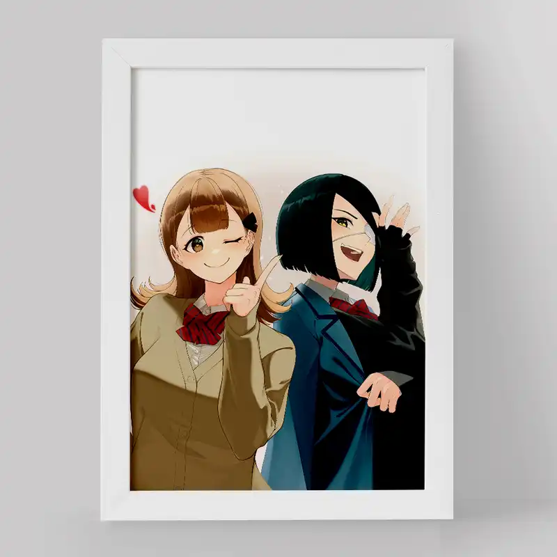 تابلو خندالو مدل رن یامایی و اوموهارو انیمه کومی سان کد 16075