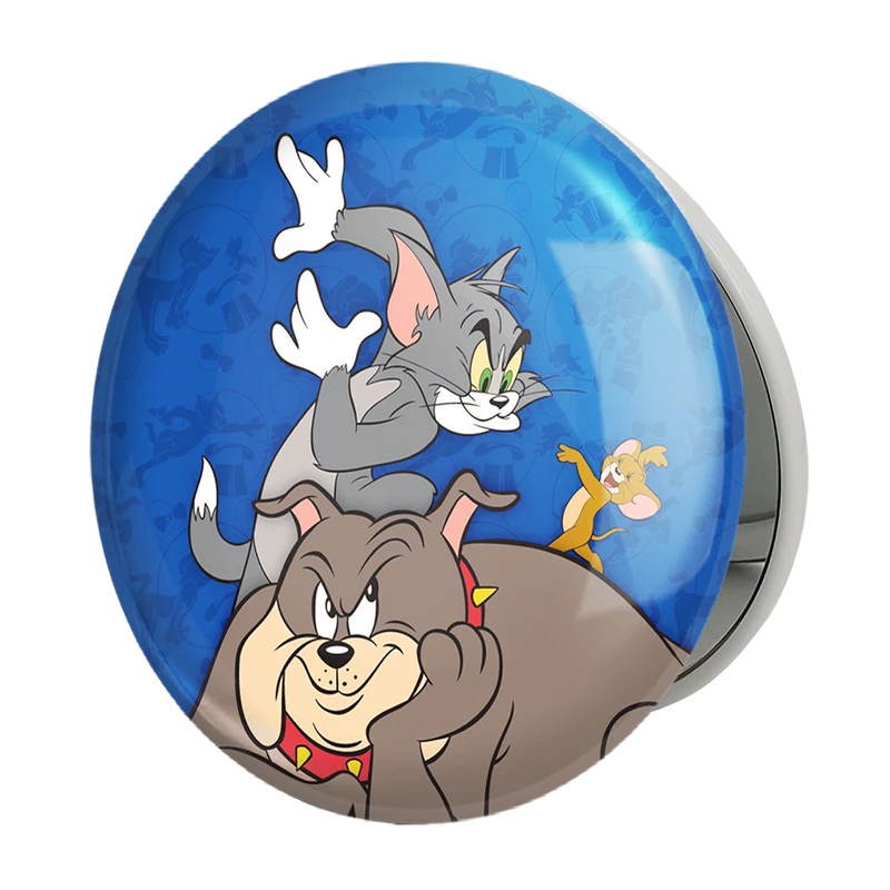 آینه جیبی خندالو طرح تام و جری Tom And Jerry مدل تاشو کد 10723 