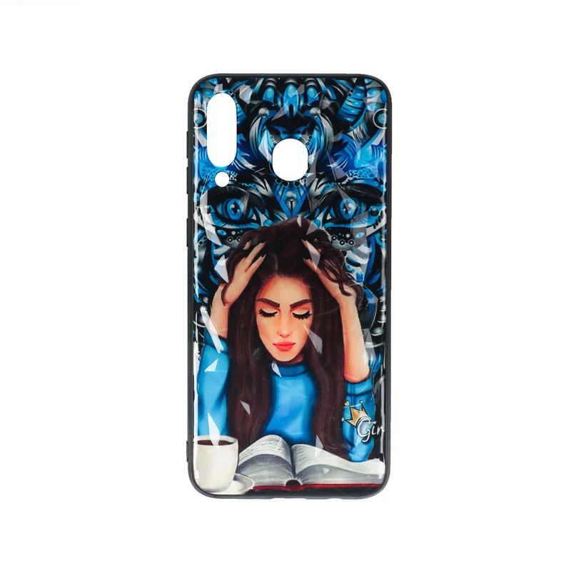 کاور طرح دختر کد 02 مناسب برای گوشی موبایل سامسونگ Galaxy M30 