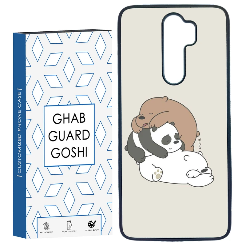 کاور قاب گارد گوشی طرح سه خرس کله پوک کد TPU-274 مناسب برای گوشی موبایل شیائومی Redmi Note 8 PRO