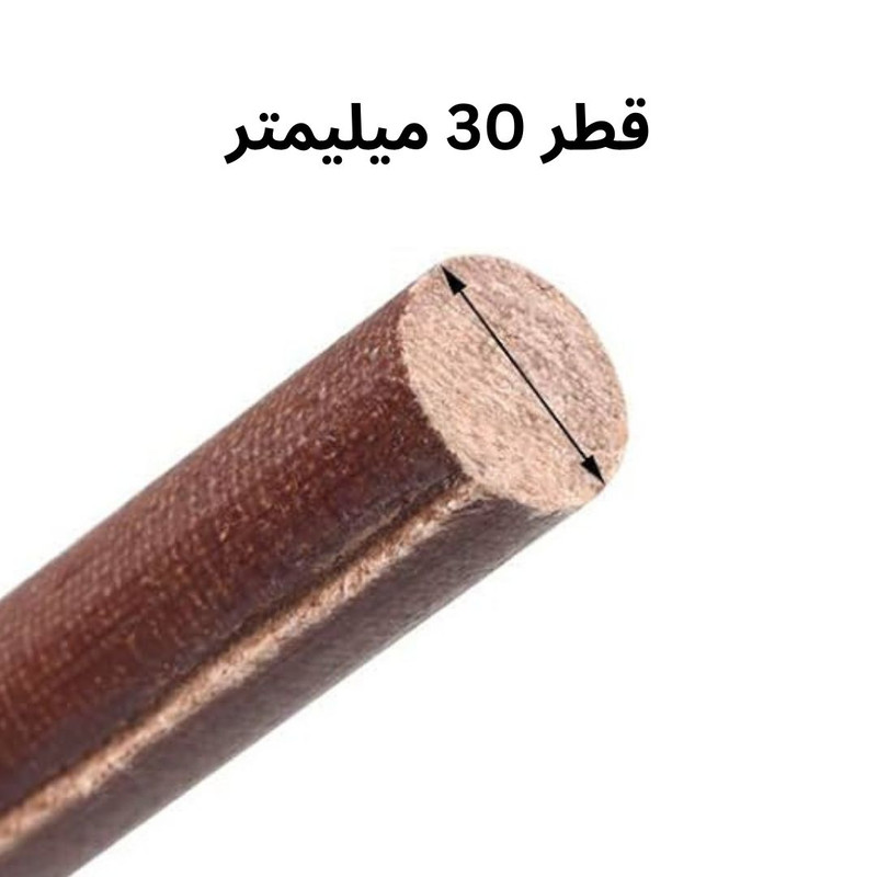 میلگرد فیبر نسوز نخ دار مدل F-30MM میلگرد فیبر نسوز نخ دار مدل F-30MM