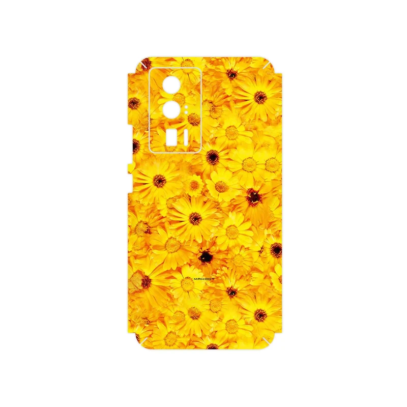 برچسب پوششی ماهوت مدل Yellow_Flower مناسب برای گوشی موبایل شیائومی Poco F5 Pro