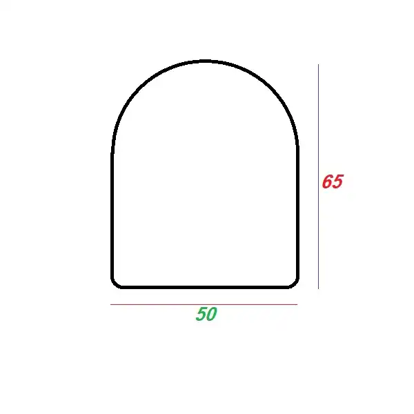 آینه دکوراتیو مدل گنبدی رومیزی کد 65