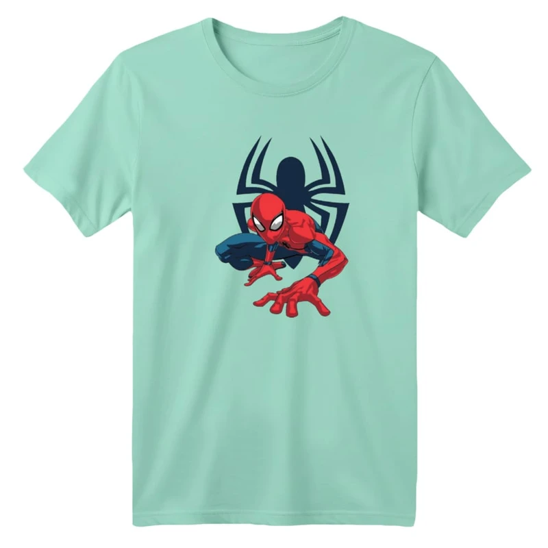 تی شرت آستین کوتاه بچگانه مدل مرد عنکبوتی کد ۱۴