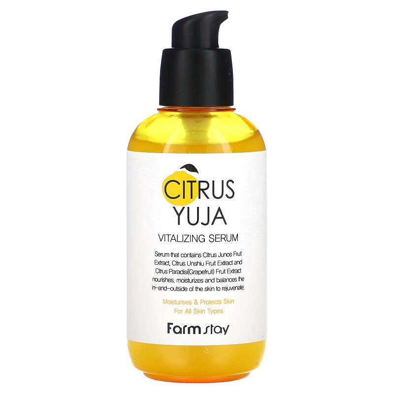 سرم پوست فارم استی مدل CITRUS YUJA VITALIZING حجم 100 میلی لیتر سرم پوست فارم استی مدل CITRUS YUJA VITALIZING حجم 100 میلی لیتر