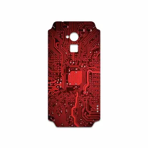 MAHOOT Red Printed Circuit Board Cover Sticker for HTC One Max