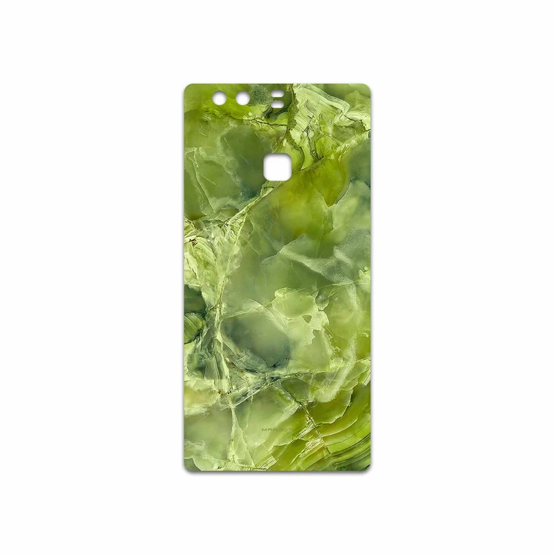 برچسب پوششی ماهوت مدل Green Crystal Marble مناسب برای گوشی موبایل هوآوی P9 Plus