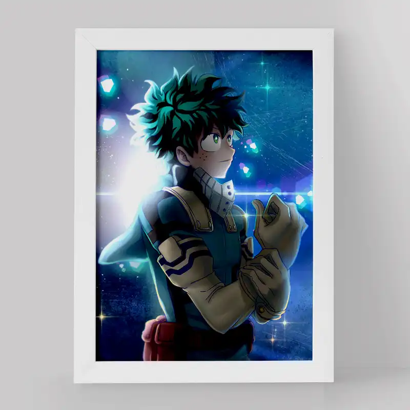 تابلو خندالو مدل دکو انیمه آکادمی قهرمان من کد 16127