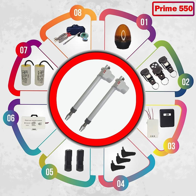 جک اتوماتیک پارکینگ مدل پرستل پریم 550 prastel prime