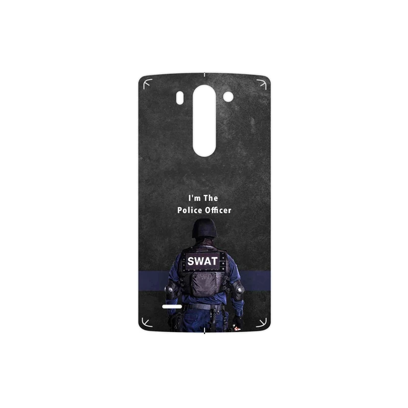 برچسب پوششی ماهوت مدل Police Officer مناسب برای گوشی موبایل ال جی G3 Beat