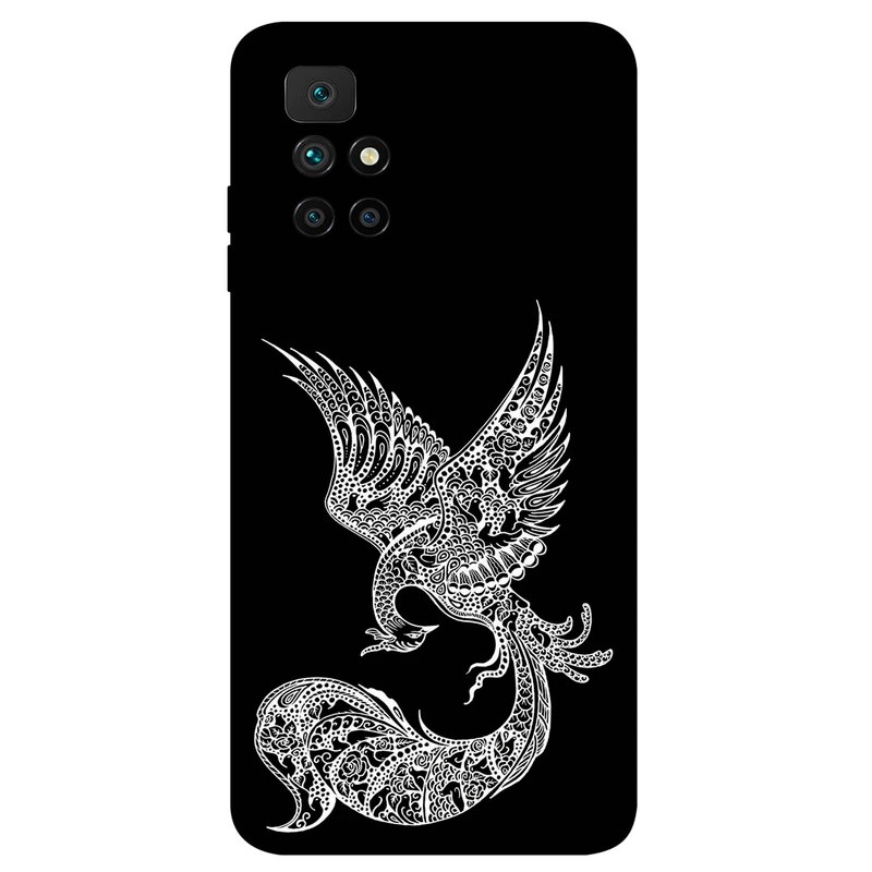 کاور مگافون طرح ققنوس مدل 1629 مناسب برای گوشی موبایل شیائومی Redmi 10 / 10 Prime