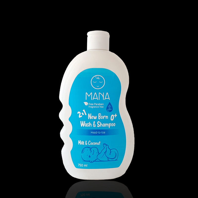 استریل کننده شیشه شیر مانا مدل 2023 حجم 750 میلی لیتر به همراه شامپو کودک