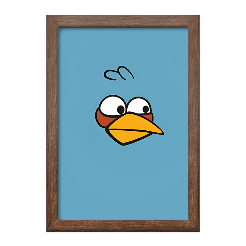تابلو خندالو طرح پرندگان خشمگین (Angry Birds) کد F3305