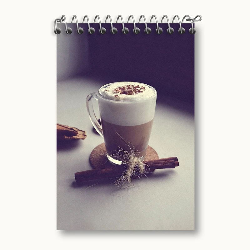 دفتر یادداشت 50 برگ خندالو مدل Coffee کد F2528