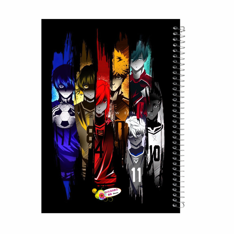 دفتر مشق 60 برگ گلبرگ مدل انیمه کد 397