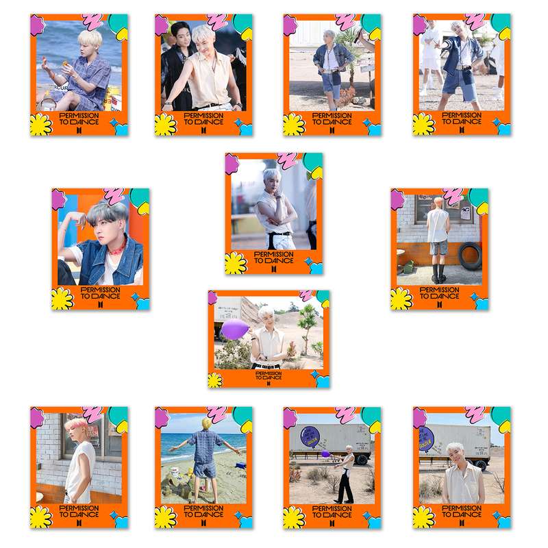 آویز تزیینی طرح bts-jhope مدل RS-2507 بسته 12 عددی
