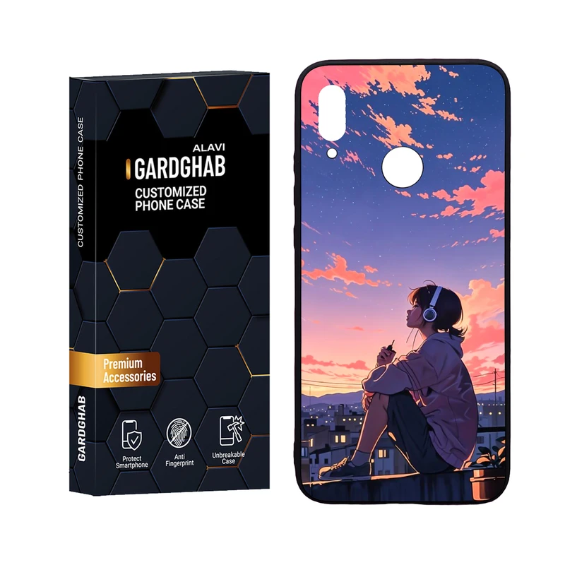 کاور گارد قاب علوی مدل Glass مناسب برای گوشی موبایل هواوی P Smart 2019