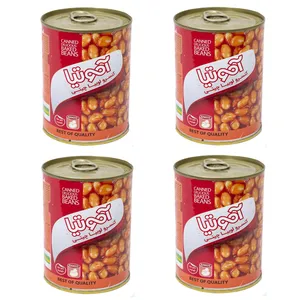 کنسرو لوبیا چیتی آموتیا - 400 گرم بسته 4 عددی