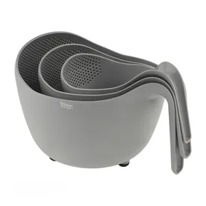 ست آبکش و آبگیر لیمون مجموعه 3 عددی کد HS1330