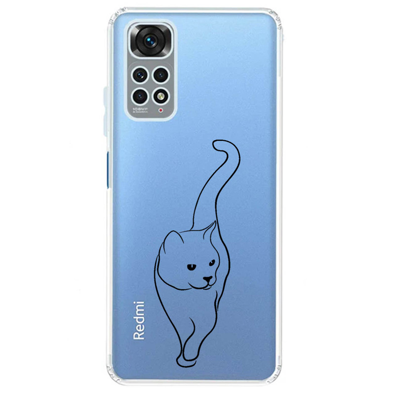 کاور مگافون طرح گربه مدل C60-B مناسب برای گوشی موبایل شیائومی Redmi Note 12 Pro 4G