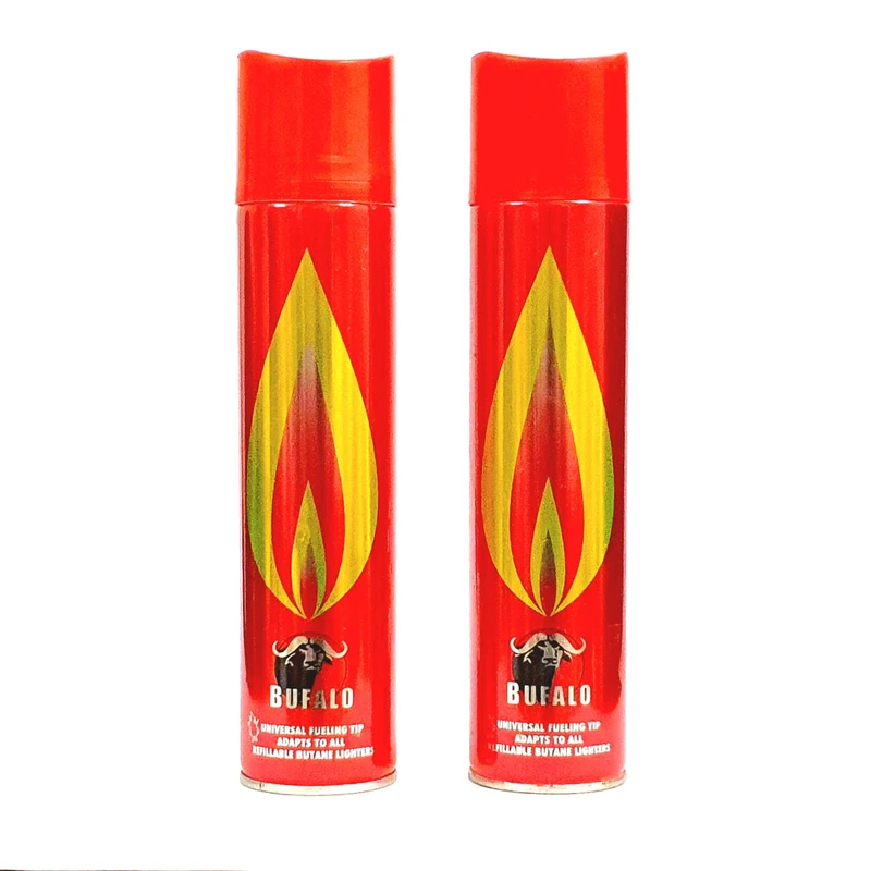 کپسول گاز فندک بوفالو مدل 3ml حجم 300 میلی لیتر مجموعه 2 عددی