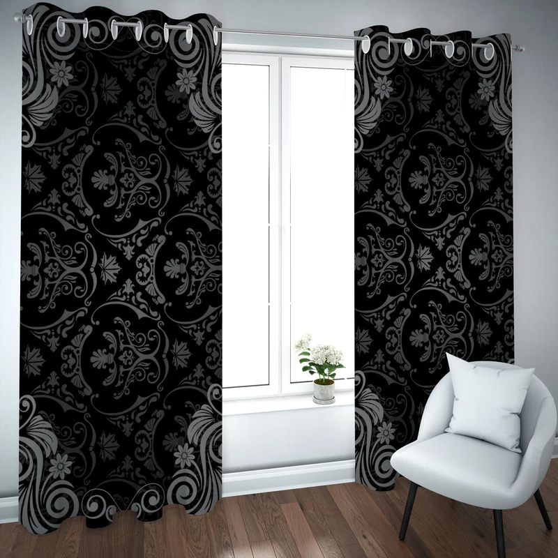 پرده مدل چاپی هازان سایز 300×150 سانتی متر 