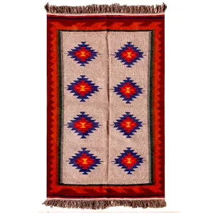 گلیم دستبافت دو و نیم متری مدل قشقایی کد GH00039