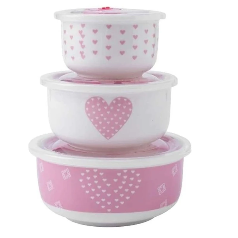 ظرف نگهدارنده مدل قلب کد 1369n 451 بسته سه عددی 