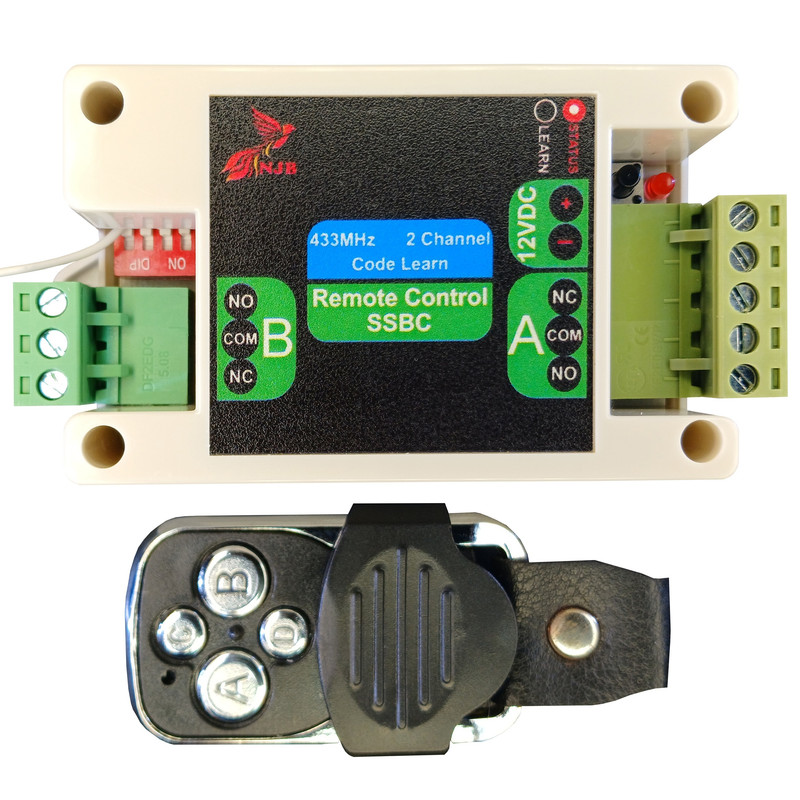 گیرنده و ریموت دربازکن NJB دو کانال 12 ولتی مدل SSBC گیرنده و ریموت دربازکن NJB دو کانال 12 ولتی مدل SSBC